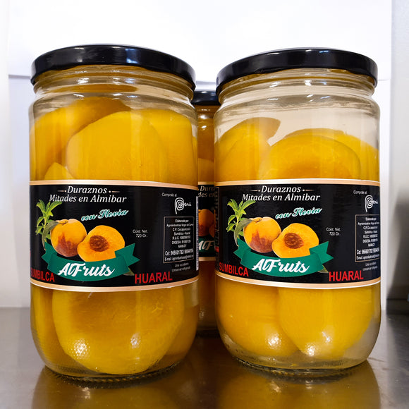 DURAZNOS EN MITADES FRUDYS LIMA VIDRIO