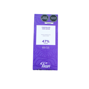 Chocolate con leche al 47% TIAN Satipo, Junín 50 gr