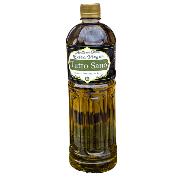 Aceite de oliva extra virgen (PET) TUTTO SANO Yauca, Arequipa (1L)