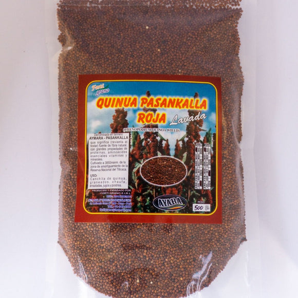 QUINUA ROJA PASANKALLA FORTIGRANO PUNO BOLSA 500G